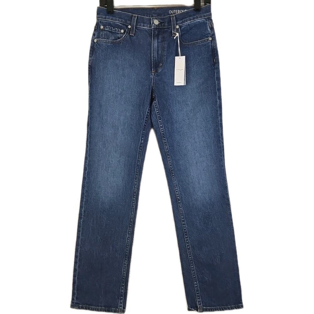 Outerknown ~Womens Size 26~Liberty Straight S.E.A. Denim Made USA Organic Cotton